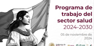 Programa de trabajo 2024-2030 de la Secretaría de Salud del Gobierno de México.